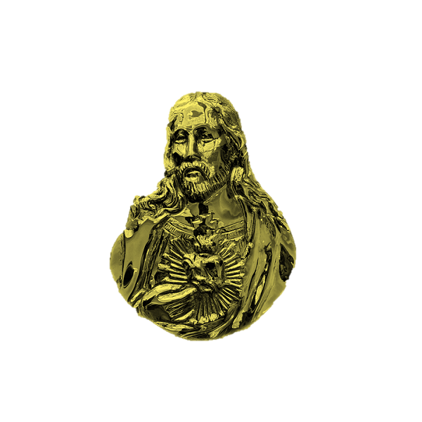 37. sagrado corazon bronce 18 cm