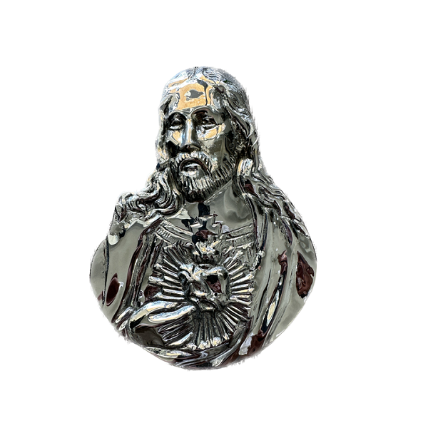 37. sagrado corazon cromado 18 cm