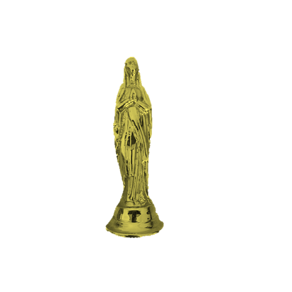 40. virgen de lourdes bronce 20 cm