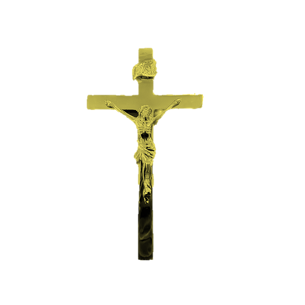crucifijo bronce 34 cm
