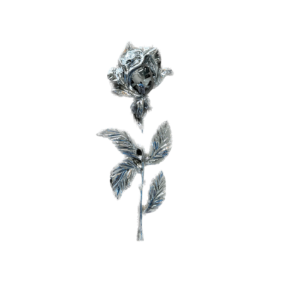 rosa cromada 20 cm