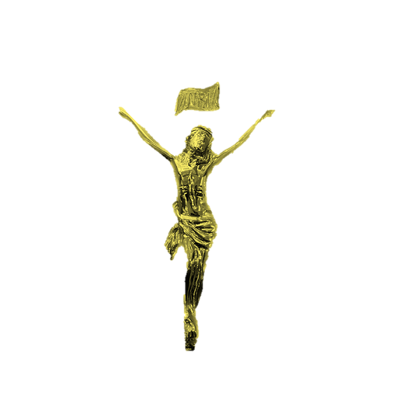 cristo bronce 20 cm