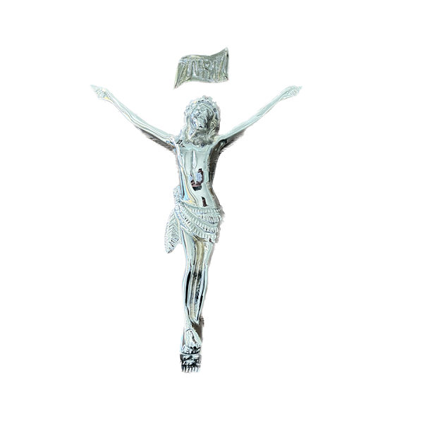 cristo cromado 32 cm