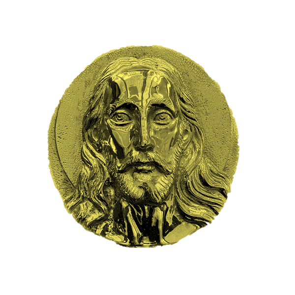 rostro cristo bronce 20 cm