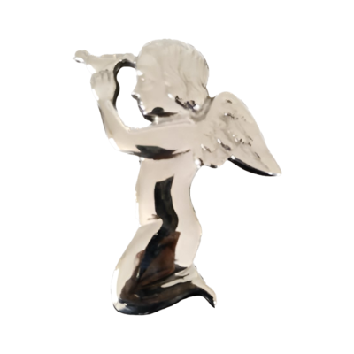 angel paloma bronce 16 cm
